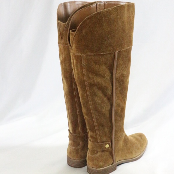 FRANCO SARTO Caydee Cognac Wide Calf Tall Boots - Picture 6 of 8